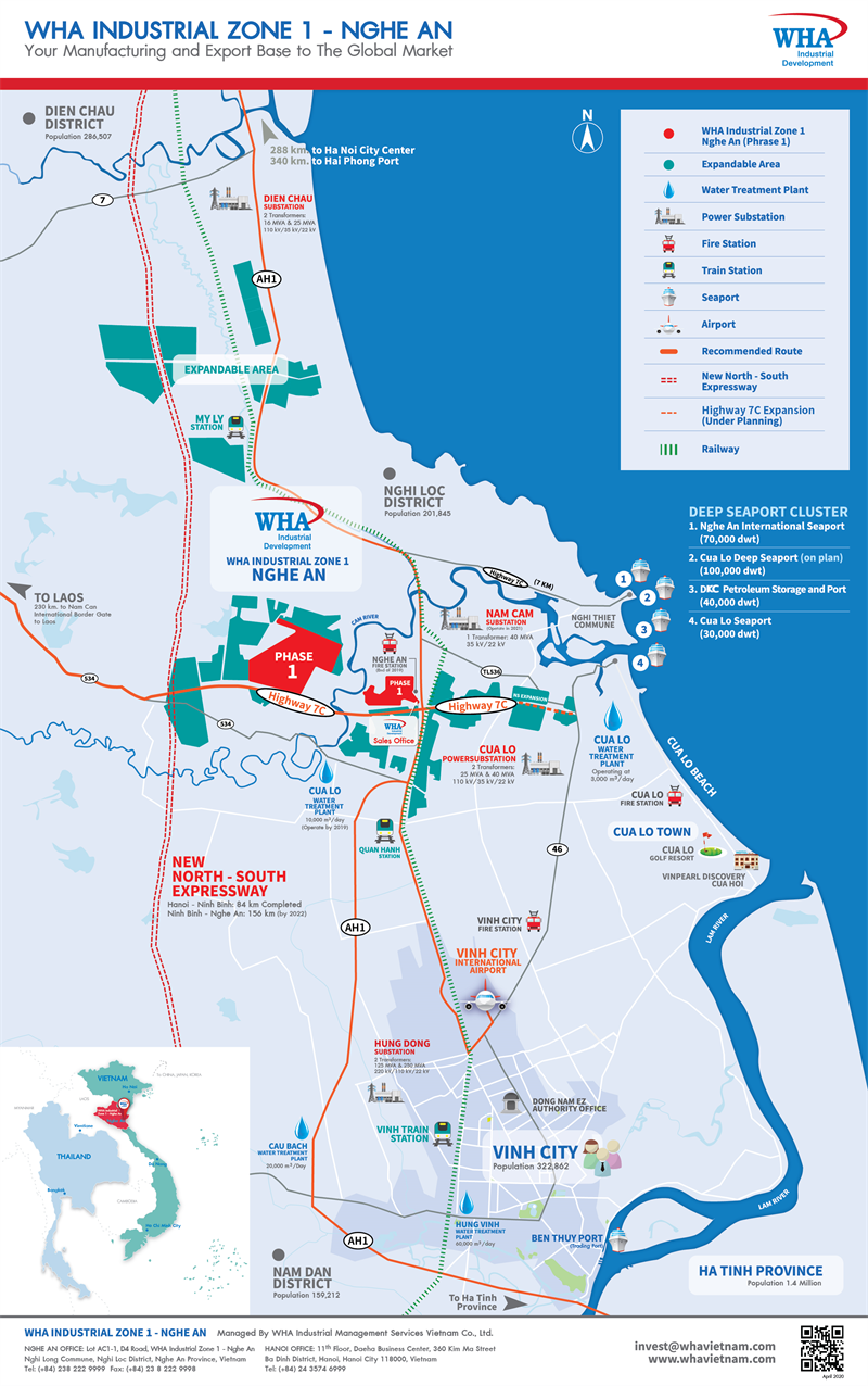 WHA Industrial Zone 1 Nghe An